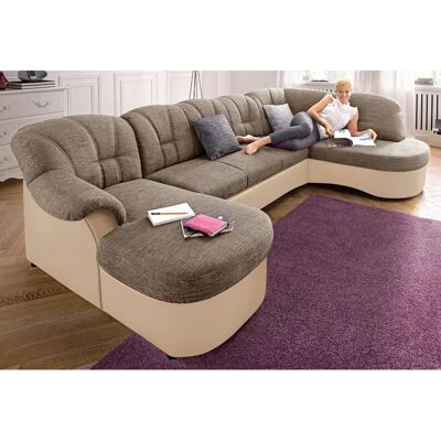 DOMO COLLECTION Flores U-Form Couch - Wohnzimmermöbel DOMO COLLECTION Flores U-Form Couch - Wohnzimmermöbel