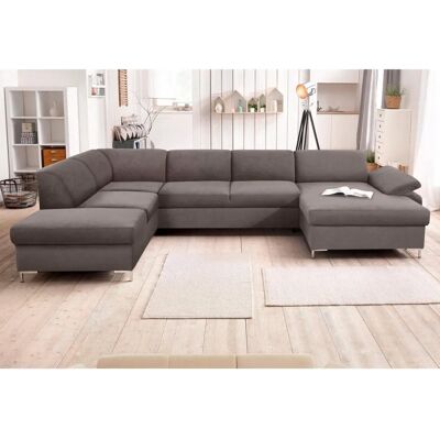 Domo Collection Santana U-Form Sofa - Microfaser PRIMABELLE Domo Collection Santana U-Form Sofa - Microfaser PRIMABELLE