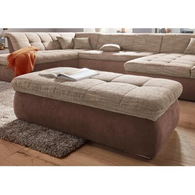Domo collection PB Moric - Microfaser PRIMABELLE Struktur mit Stauraum - Hocker Domo collection PB Moric - Microfaser PRIMABELLE Struktur mit Stauraum - Hocker