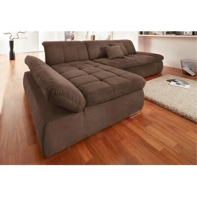 Domo Collection NMoric XXL - Mikrofaser-Sofa, Braun, 300/172/80cm Domo Collection NMoric XXL - Mikrofaser-Sofa, Braun, 300/172/80cm