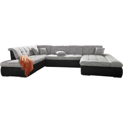 Domo Collection U-Form Sofa mit Bettfunktion & Armlehne Domo Collection U-Form Sofa mit Bettfunktion & Armlehne