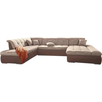 Domo collection PB Moric Ecksofa - modern, braun Domo collection PB Moric Ecksofa - modern, braun