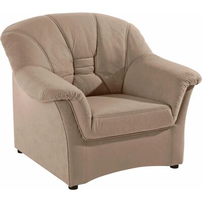Domo Collection Elva Sessel - Mikrofaser Beige Domo Collection Elva Sessel - Mikrofaser Beige