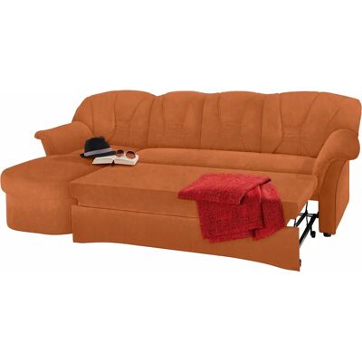 DOMO COLLECTION Elva L-Form Mikrofaser-Sofa - Sofa DOMO COLLECTION Elva L-Form Mikrofaser-Sofa - Sofa
