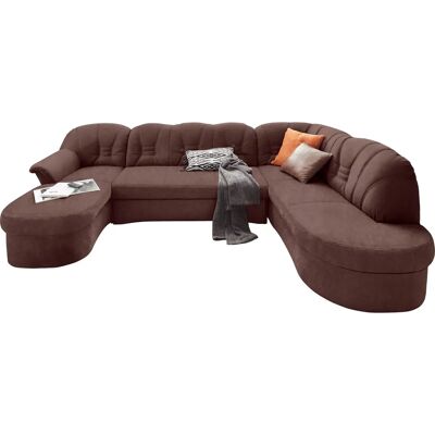 DOMO COLLECTION Elva U-Form Wohnzimmer - Mikrofaser-Sofa DOMO COLLECTION Elva U-Form Wohnzimmer - Mikrofaser-Sofa