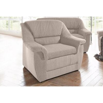 Domo Collection Lale Beiger Sessel - Gepolstert, Modern, Komfortabel Domo Collection Lale Beiger Sessel - Gepolstert, Modern, Komfortabel