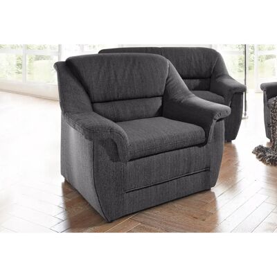 Domo Collection Lale Sessel - Grob Stoff, Grau Domo Collection Lale Sessel - Grob Stoff, Grau