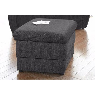 Domo Collection Lale Grau Polsterhocker - Hocker Domo Collection Lale Grau Polsterhocker - Hocker