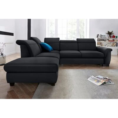 Domo Collection Sully Sofa - Schwarz, Wandsofa, 5-Sitzer Domo Collection Sully Sofa - Schwarz, Wandsofa, 5-Sitzer