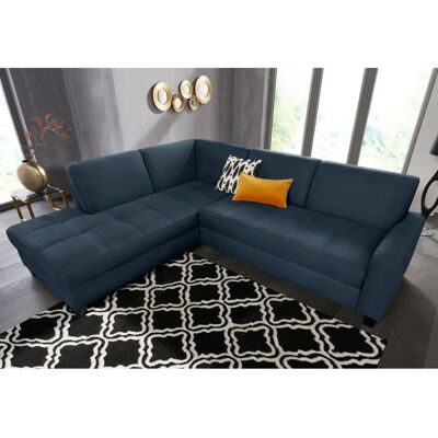 DOMO COLLECTION Florentina L-Form Sofa - Mikrofaser, Bettfunktion, Ottomane links DOMO COLLECTION Florentina L-Form Sofa - Mikrofaser, Bettfunktion, Ottomane links