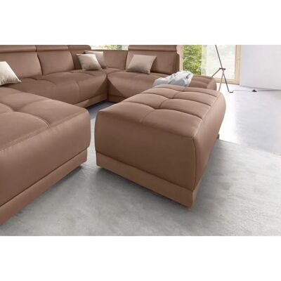 Domo Collection Ava Espresso Hocker - Hocker Domo Collection Ava Espresso Hocker - Hocker