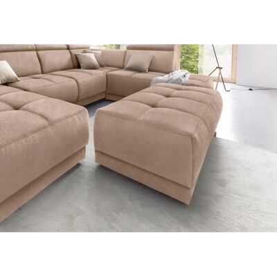 Domo Collection Ava Beiger Hocker - Ottomane Domo Collection Ava Beiger Hocker - Ottomane
