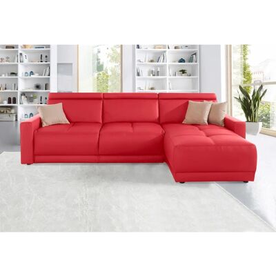 Domo collection Ava L-Form Sofa - Modernes Kunstleder L-Form Sofa Domo collection Ava L-Form Sofa - Modernes Kunstleder L-Form Sofa