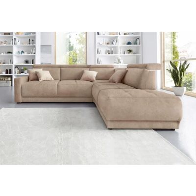Domo Collection Ava Modulsofa - Beige - 6,5 Sitze Domo Collection Ava Modulsofa - Beige - 6,5 Sitze