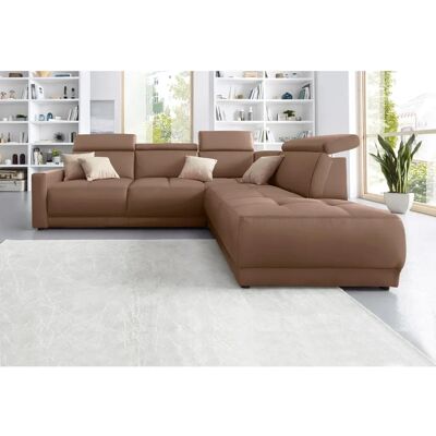 Domo Collection Ava Sofa - Braun - 6,5 Sitze - Modernes Design Domo Collection Ava Sofa - Braun - 6,5 Sitze - Modernes Design