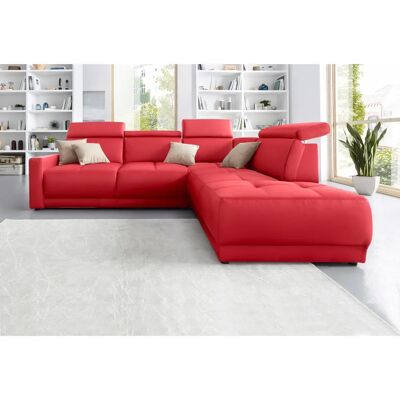 Domo Collection Ava L-Form Sofa - Modernes Design, Verstellbare Kopfstützen, 6,5 Sitze Domo Collection Ava L-Form Sofa - Modernes Design, Verstellbare Kopfstützen, 6,5 Sitze