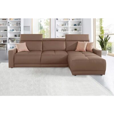 Ecksofa Domo Collection Ava L-Form - Braun, Wende-Corner, Modernes Design Ecksofa Domo Collection Ava L-Form - Braun, Wende-Corner, Modernes Design