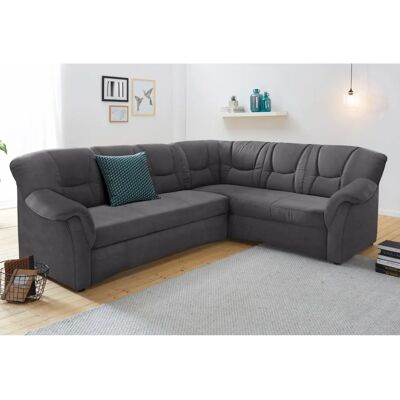Domo collection Sarafina L-Form Sofa - Microfaser, links, ohne Bettfunktion Domo collection Sarafina L-Form Sofa - Microfaser, links, ohne Bettfunktion