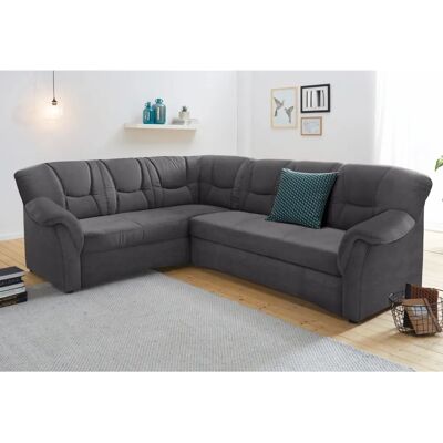 Domo Collection Sarafina L-Form Sofa - Ecke, Mikrofasern, Rechts, Langes Bein Domo Collection Sarafina L-Form Sofa - Ecke, Mikrofasern, Rechts, Langes Bein