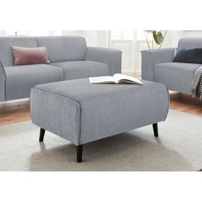 Domo Collection Amora Silber Moderner Hocker - Hocker Domo Collection Amora Silber Moderner Hocker - Hocker