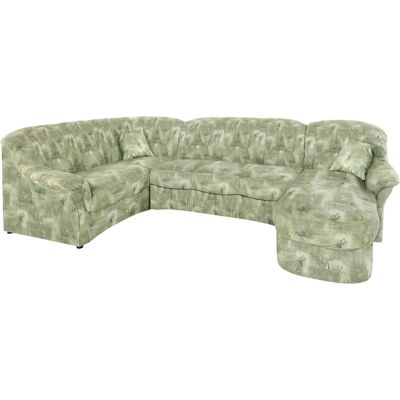 Domo Collection Bahia U-Form Sofa - Recamiere rechts - Microfaser Domo Collection Bahia U-Form Sofa - Recamiere rechts - Microfaser