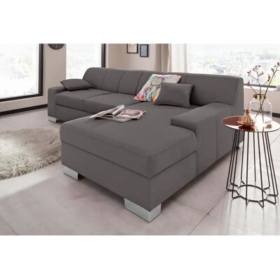 Domo Collection Bero L-Form Sofa - Mikrofaser, 5 Sitze Domo Collection Bero L-Form Sofa - Mikrofaser, 5 Sitze