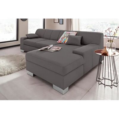 Domo Collection Bero L-Form Ecksofa - Modern, Mikrofasern, 5 Sitze Domo Collection Bero L-Form Ecksofa - Modern, Mikrofasern, 5 Sitze