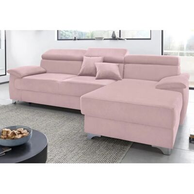 DOMO COLLECTION Mira L-Form Sofa - Microfaser, Recamiere, Kissen DOMO COLLECTION Mira L-Form Sofa - Microfaser, Recamiere, Kissen