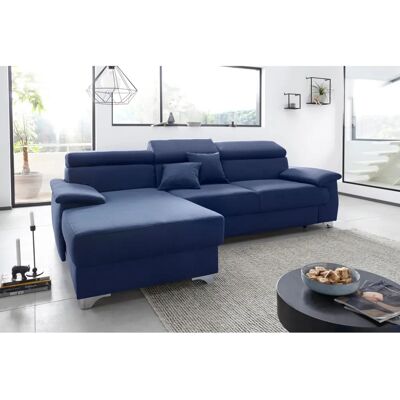 Domo Collection Mira L-Form Sofa - L-Form, Mikrofaser, Bettfunktion Domo Collection Mira L-Form Sofa - L-Form, Mikrofaser, Bettfunktion