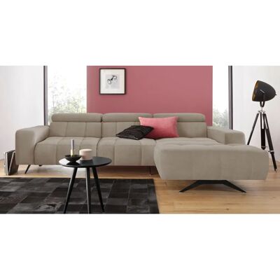 Domo collection Trento L-Form Sofa - Reversible Microfaser Couch Domo collection Trento L-Form Sofa - Reversible Microfaser Couch