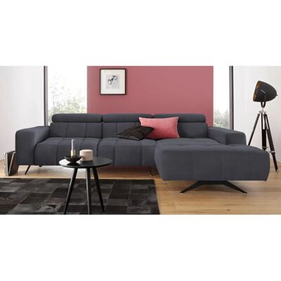DOMO collection Trento L-Form Sofa - Modern, Microfaser, Recamiere DOMO collection Trento L-Form Sofa - Modern, Microfaser, Recamiere