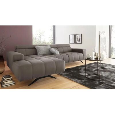 Domo collection Trento - Modernes langlebiges Sofa, Recamiere links, Stoff Domo collection Trento - Modernes langlebiges Sofa, Recamiere links, Stoff
