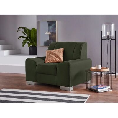 Domo Collection Anzio Sessel - Modern Dunkelgrün Domo Collection Anzio Sessel - Modern Dunkelgrün