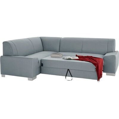 Domo collection Anzio Ecksofa - Mit Bettfunktion, Grün, 259cm Domo collection Anzio Ecksofa - Mit Bettfunktion, Grün, 259cm