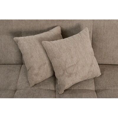 Domo Collection Mona L-Form Sofa - Microfaser Chenille - Braun Domo Collection Mona L-Form Sofa - Microfaser Chenille - Braun