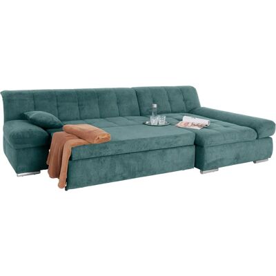 Domo Collection Mona L-Form Microfaser Sofa - Wohnzimmermöbel Domo Collection Mona L-Form Microfaser Sofa - Wohnzimmermöbel