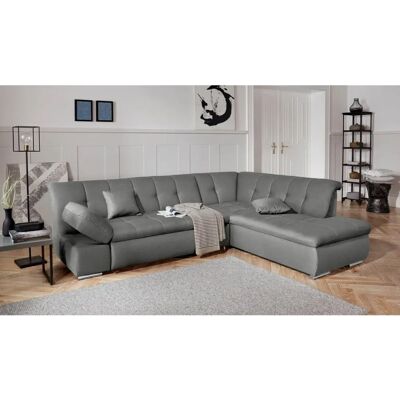 Domo Collection Mona L-Form Sofa - Ecksofa, Grau Domo Collection Mona L-Form Sofa - Ecksofa, Grau