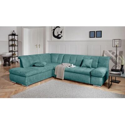 Domo Collection Mona L-Form Sofa - Luxus-Microfaser Chenille Design Domo Collection Mona L-Form Sofa - Luxus-Microfaser Chenille Design