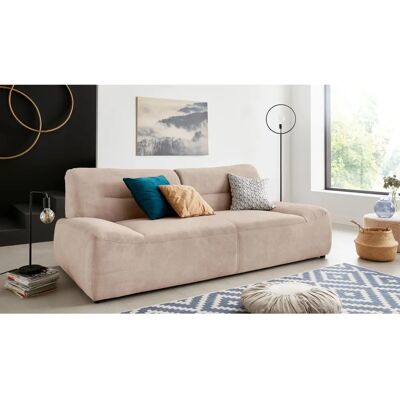 Domo collection Cesena Beig 2,5-Sitzer Sofa - Sofa Domo collection Cesena Beig 2,5-Sitzer Sofa - Sofa