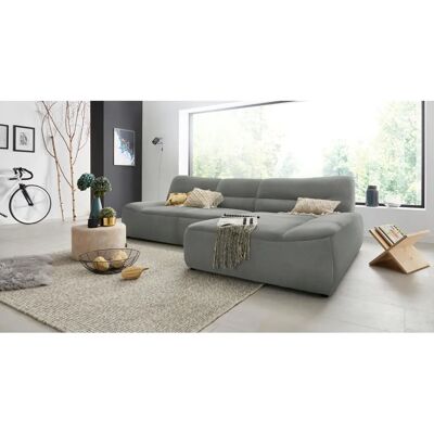 DOMO COLLECTION Cesena L-Form-Sofa - Modern, Grau DOMO COLLECTION Cesena L-Form-Sofa - Modern, Grau