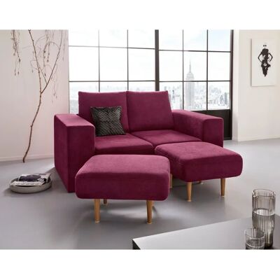WOLFGANG JOOP Looks Microflausch Sofa - 2-Sitzer, Verwandlungsbar WOLFGANG JOOP Looks Microflausch Sofa - 2-Sitzer, Verwandlungsbar