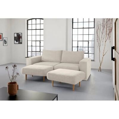 Wolfgang Joop Looksv Beiges Modularsofa 3,5-Sitzer mit Hockern - Sofa Wolfgang Joop Looksv Beiges Modularsofa 3,5-Sitzer mit Hockern - Sofa