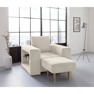 Domo collection Beiger Verwandlungssessel - Sessel Domo collection Beiger Verwandlungssessel - Sessel