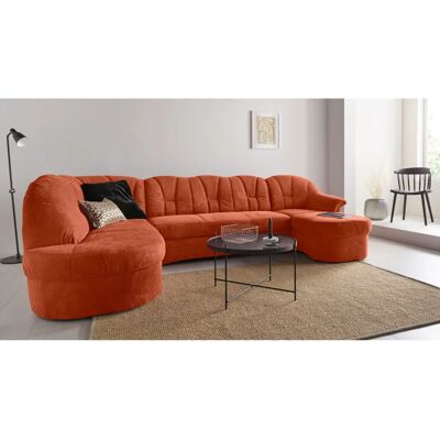 Domo Collection Papenburg U-Form Sofa - U-förmig, Chenille, Recht Sessel, Europäische Qualität Domo Collection Papenburg U-Form Sofa - U-förmig, Chenille, Recht Sessel, Europäische Qualität
