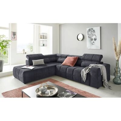 DOMO collection Brandon Dunkelblau Couch - Sofas DOMO collection Brandon Dunkelblau Couch - Sofas