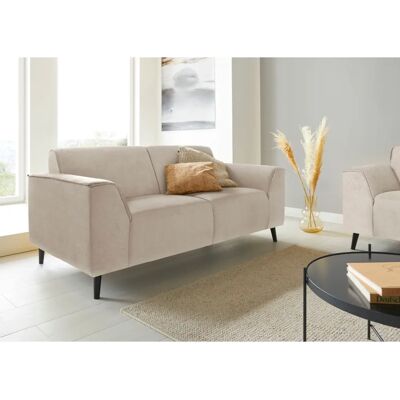 Domo Collection Amora Beige Sofa - 2-Sitzer, Modernes Design Domo Collection Amora Beige Sofa - 2-Sitzer, Modernes Design