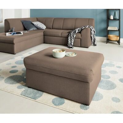 DOMO COLLECTION Topper - Wellenunterfederung, Fein Struktur, Braun Hocker DOMO COLLECTION Topper - Wellenunterfederung, Fein Struktur, Braun Hocker