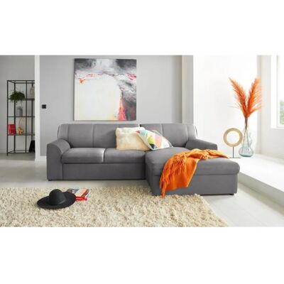 DOMO COLLECTION Topper L-Form Sofa - 3-Sitzer, Grau DOMO COLLECTION Topper L-Form Sofa - 3-Sitzer, Grau