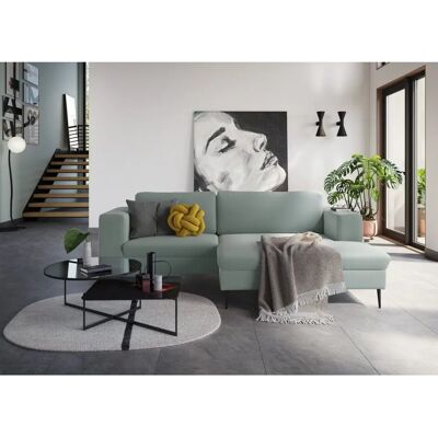 Domo Collection Modica L-Form - Modernes Sofa in Türkis Domo Collection Modica L-Form - Modernes Sofa in Türkis