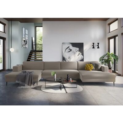Domo Collection Modica U-Form Sofa - Modern U-förmiger Sektionalsitz Domo Collection Modica U-Form Sofa - Modern U-förmiger Sektionalsitz